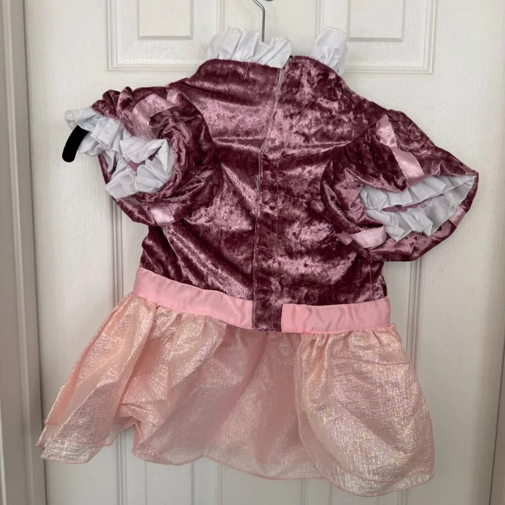 EUC Ministry of Rascals Pet Princess Dog Costume, Pink Dress with Tiara, Large